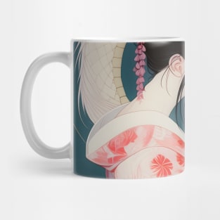 Geisha and white dragon 94012 Mug